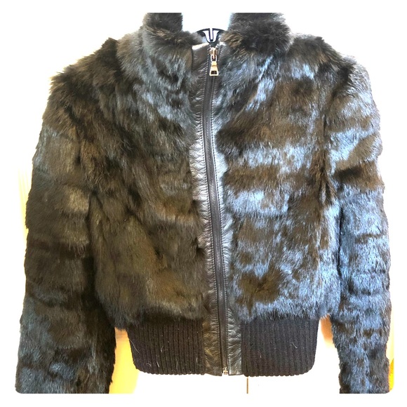 guess fur bomber